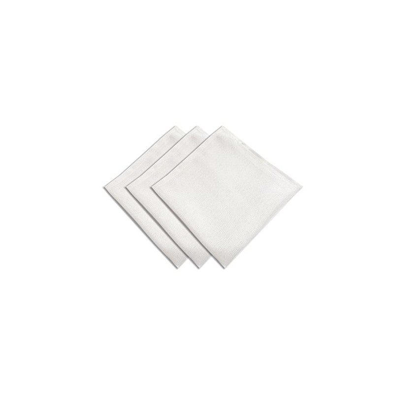 Serviettes de table blanche 38x38cm